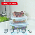 high quality pyrex wholesale Heat Resistent glass food containers with cover